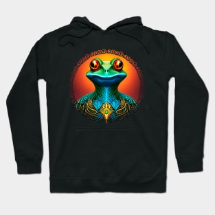 Froggy Animal Spirit (15) - Trippy Psychedelic Frog Hoodie